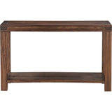 Meadow Solid Wood Console Table in Brick Brown by Modus Furniture at Eve Furniture