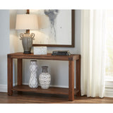 Meadow Solid Wood Console Table in Brick Brown by Modus Furniture at Eve Furniture
