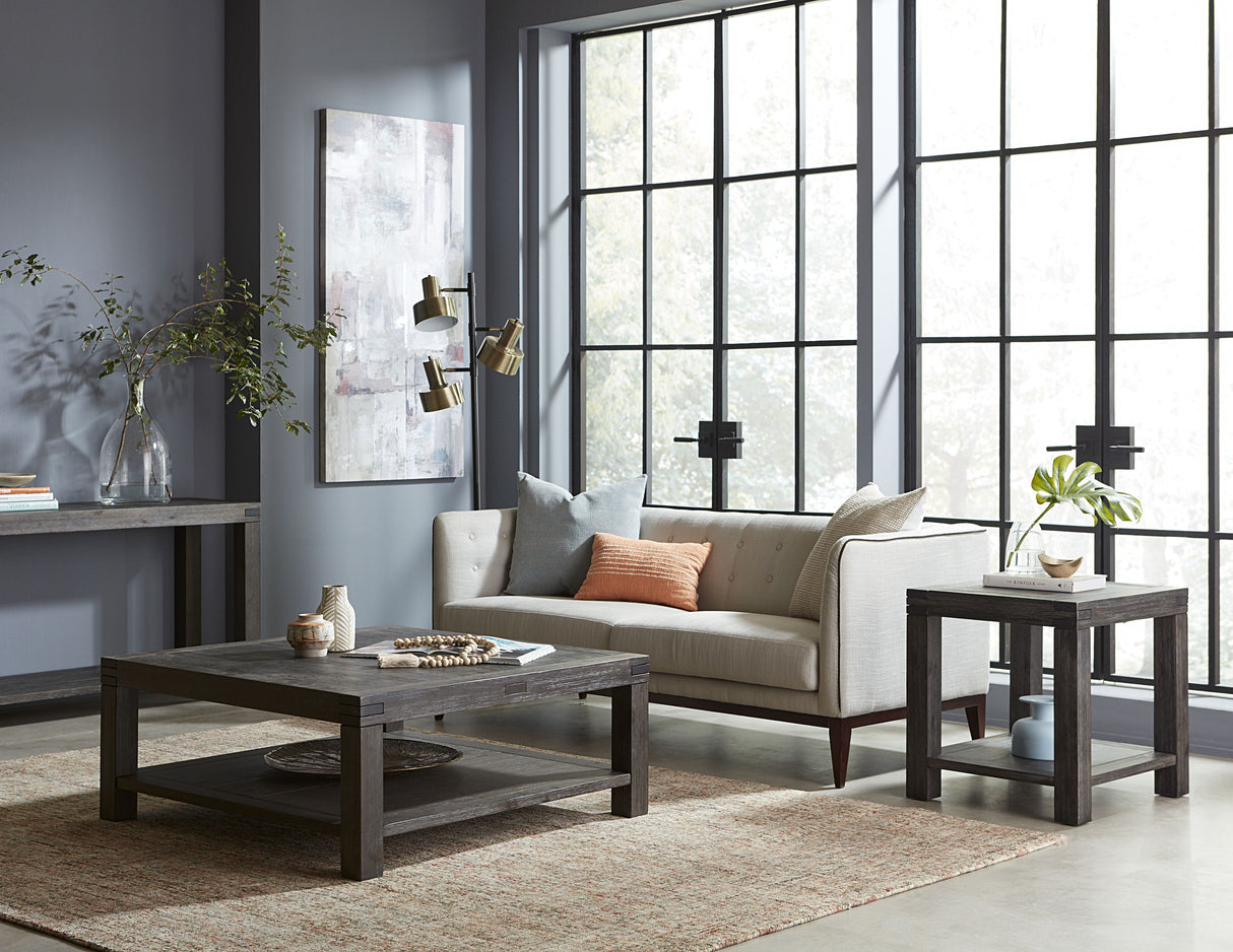 Meadow Solid Wood End Table in Graphite by Modus Furniture at Eve Furniture