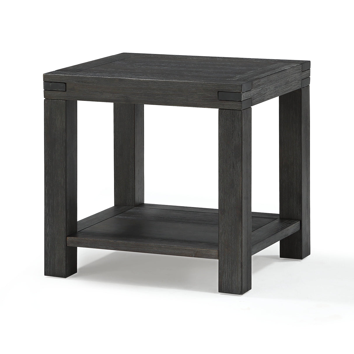 Meadow Solid Wood End Table in Graphite by Modus Furniture at Eve Furniture