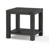 Meadow Solid Wood End Table in Graphite by Modus Furniture at Eve Furniture