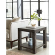 Meadow Solid Wood End Table in Graphite by Modus Furniture at Eve Furniture