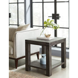 Meadow Solid Wood End Table in Graphite by Modus Furniture at Eve Furniture