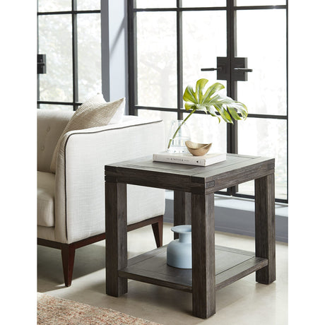 Meadow Solid Wood End Table in Graphite by Modus Furniture at Eve Furniture