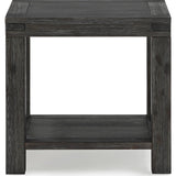 Meadow Solid Wood End Table in Graphite by Modus Furniture at Eve Furniture