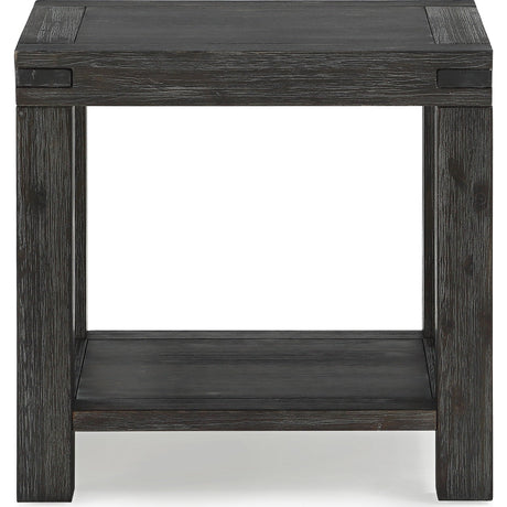 Meadow Solid Wood End Table in Graphite by Modus Furniture at Eve Furniture