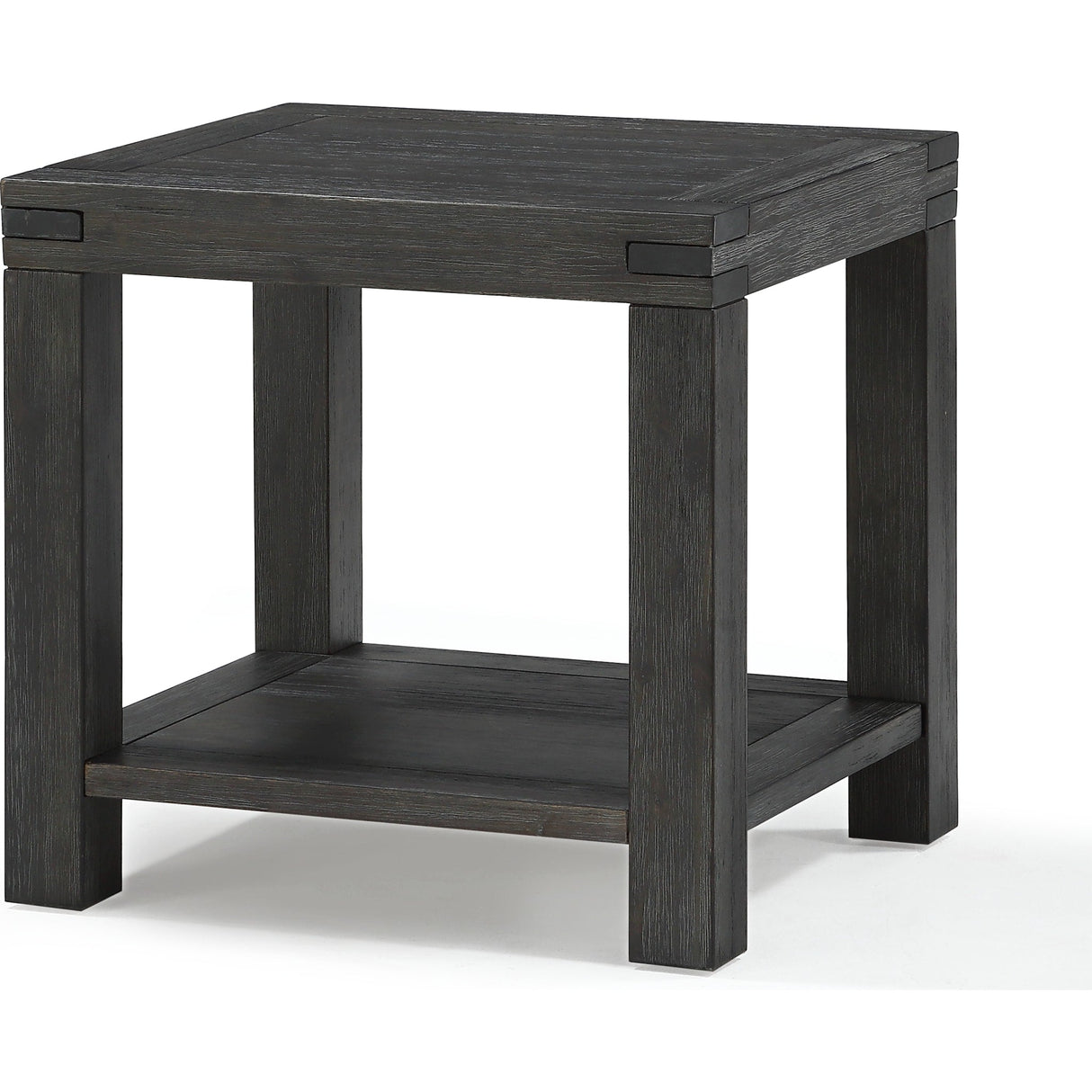 Meadow Solid Wood End Table in Graphite by Modus Furniture at Eve Furniture