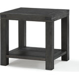 Meadow Solid Wood End Table in Graphite by Modus Furniture at Eve Furniture