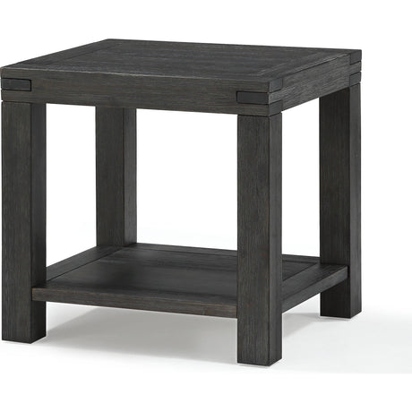 Meadow Solid Wood End Table in Graphite by Modus Furniture at Eve Furniture