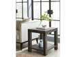 Meadow Solid Wood End Table in Graphite by Modus Furniture at Eve Furniture
