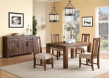 Meadow Solid Wood Extending Dining Table in Brick Brown by Modus Furniture at Eve Furniture