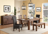 Meadow Solid Wood Extending Dining Table in Brick Brown by Modus Furniture at Eve Furniture