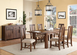Meadow Solid Wood Extending Dining Table in Brick Brown by Modus Furniture at Eve Furniture