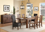 Meadow Solid Wood Extending Dining Table in Brick Brown by Modus Furniture at Eve Furniture