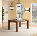 Meadow Solid Wood Extending Dining Table in Brick Brown by Modus Furniture at Eve Furniture