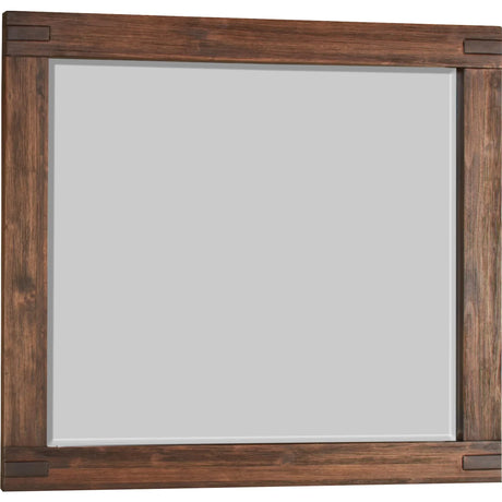 Meadow Solid Wood Mirror in Brick Brown by Modus Furniture at Eve Furniture