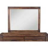 Meadow Solid Wood Mirror in Brick Brown by Modus Furniture at Eve Furniture