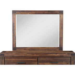 Meadow Solid Wood Mirror in Brick Brown by Modus Furniture at Eve Furniture