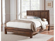 Meadow Solid Wood Queen Platform Bed in Brick Brown by Modus Furniture at Eve Furniture