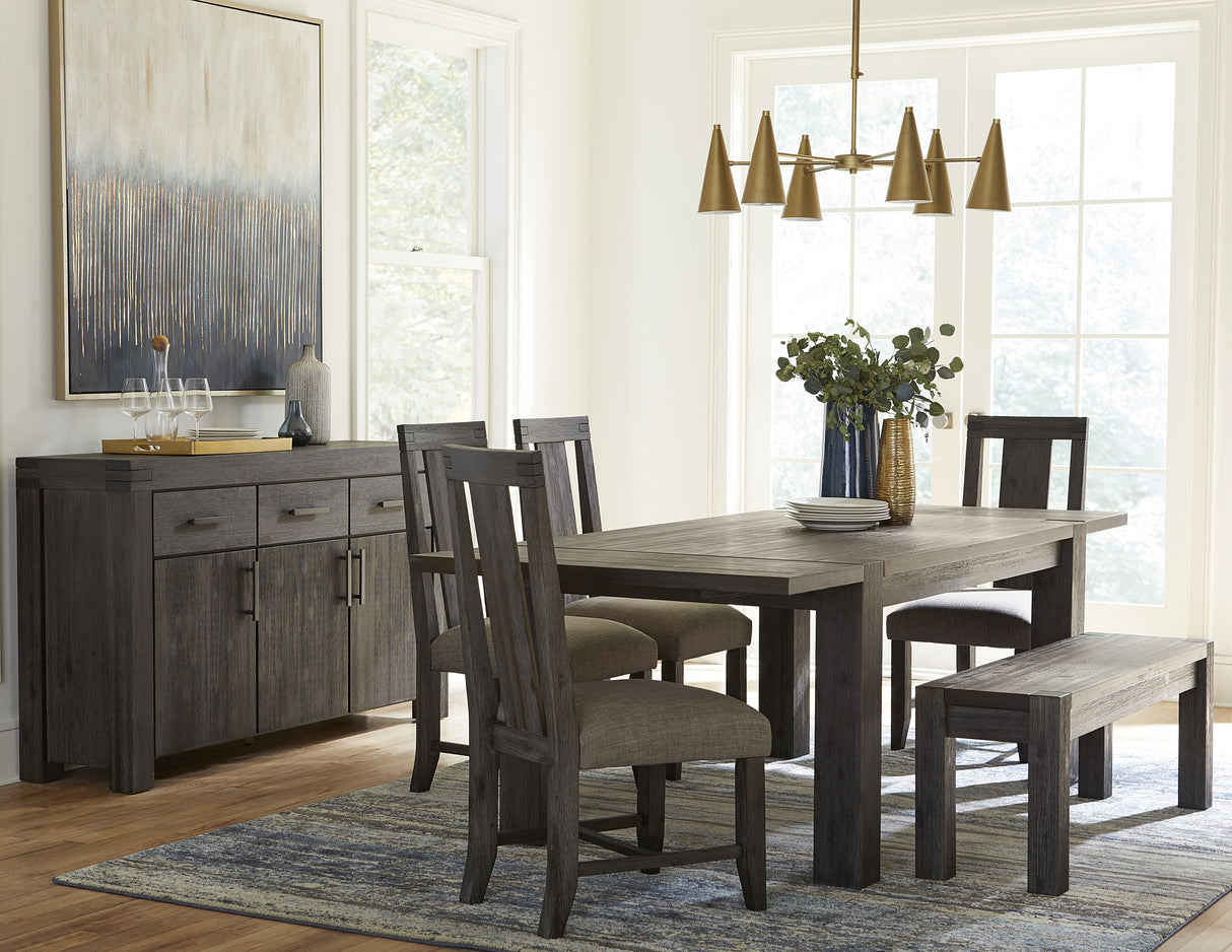 Meadow Solid Wood Rectangle Table in Graphite by Modus Furniture at Eve Furniture
