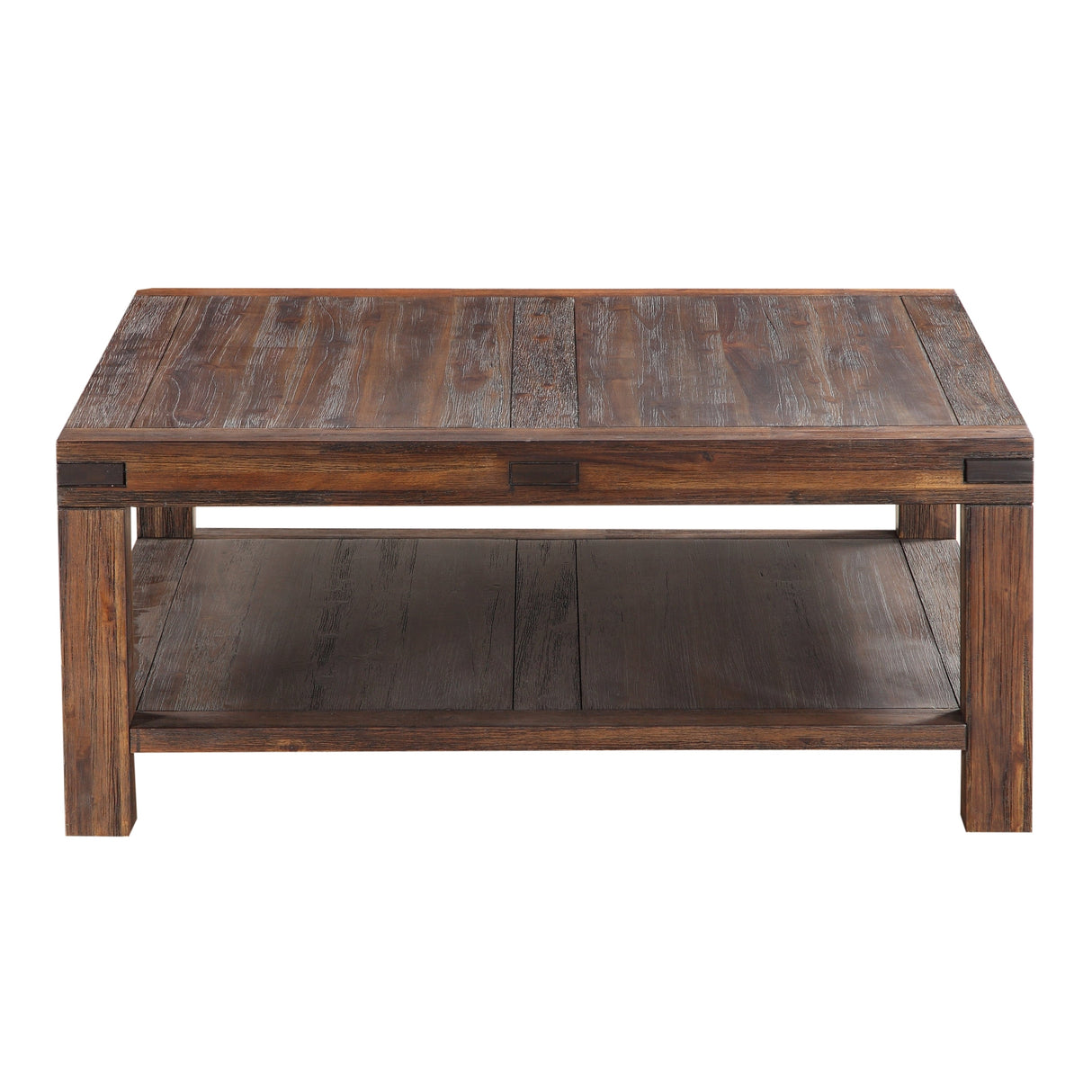 Meadow Solid Wood Square Coffee Table in Brick Brown by Modus Furniture at Eve Furniture