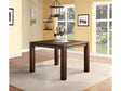 Meadow Solid Wood Square Counter Table in Brick Brown by Modus Furniture at Eve Furniture