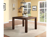 Meadow Solid Wood Square Counter Table in Brick Brown by Modus Furniture at Eve Furniture
