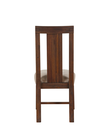 Meadow Solid Wood Upholstered Dining Chair in Brick Brown by Modus Furniture at Eve Furniture