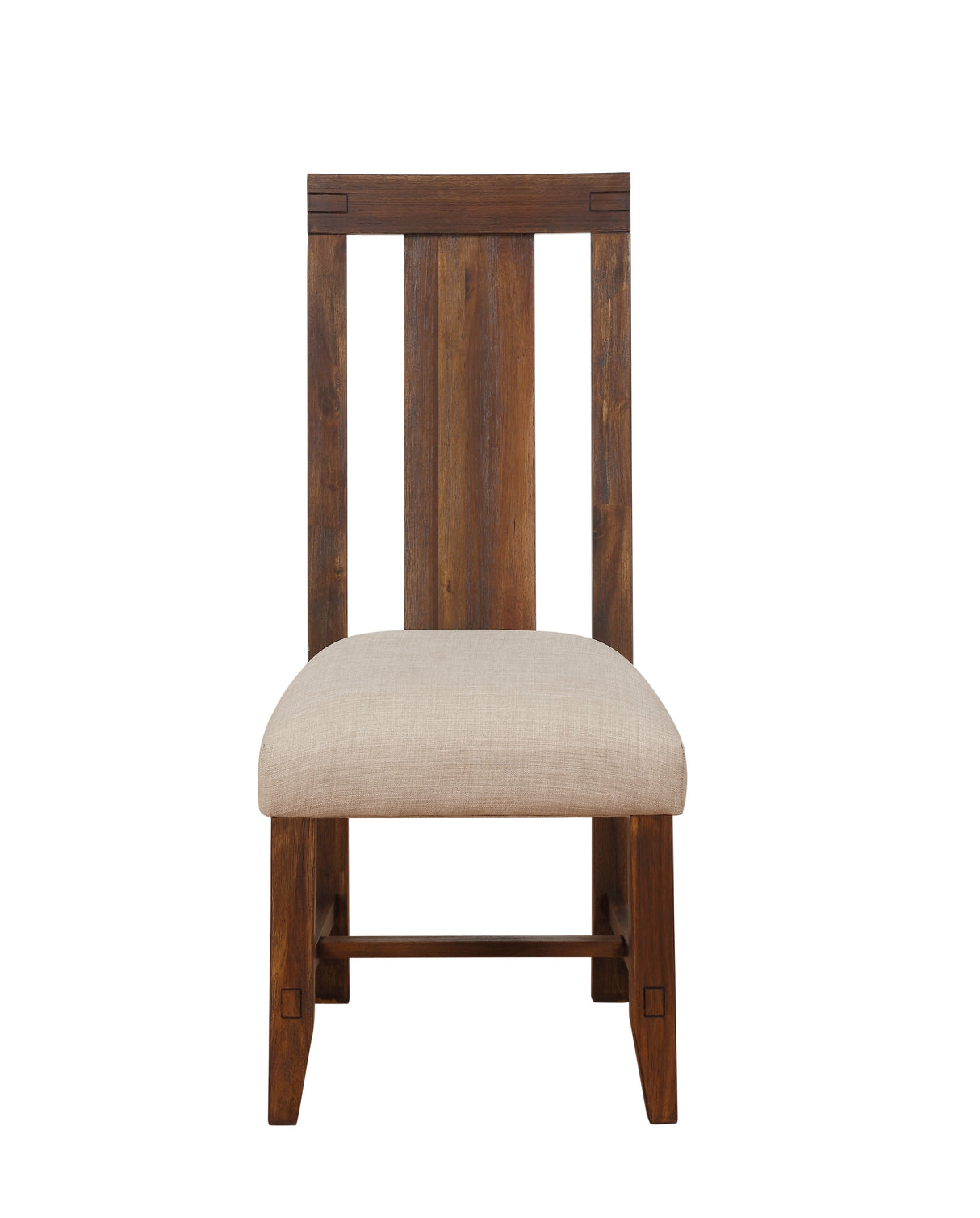 Meadow Solid Wood Upholstered Dining Chair in Brick Brown by Modus Furniture at Eve Furniture