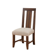 Meadow Solid Wood Upholstered Dining Chair in Brick Brown by Modus Furniture at Eve Furniture