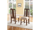 Meadow Solid Wood Upholstered Dining Chair in Brick Brown by Modus Furniture at Eve Furniture