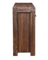 Meadow Three Drawer Three Door Solid Wood Sideboard in Brick Brown by Modus Furniture at Eve Furniture