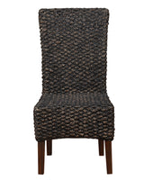 Meadow Wicker Dining Chair in Brick Brown (Set of 2) by Modus Furniture at Eve Furniture