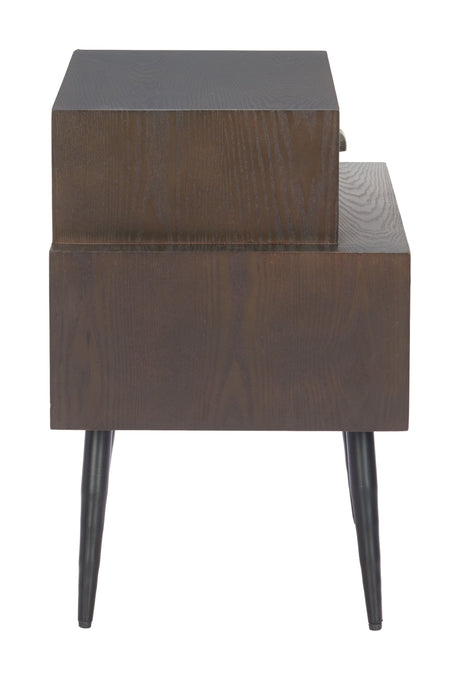 Mechy Brown Side Table by Zuomod at Eve Furniture