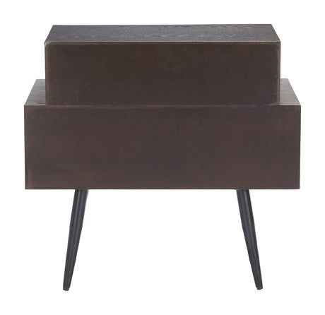Mechy Brown Side Table by Zuomod at Eve Furniture