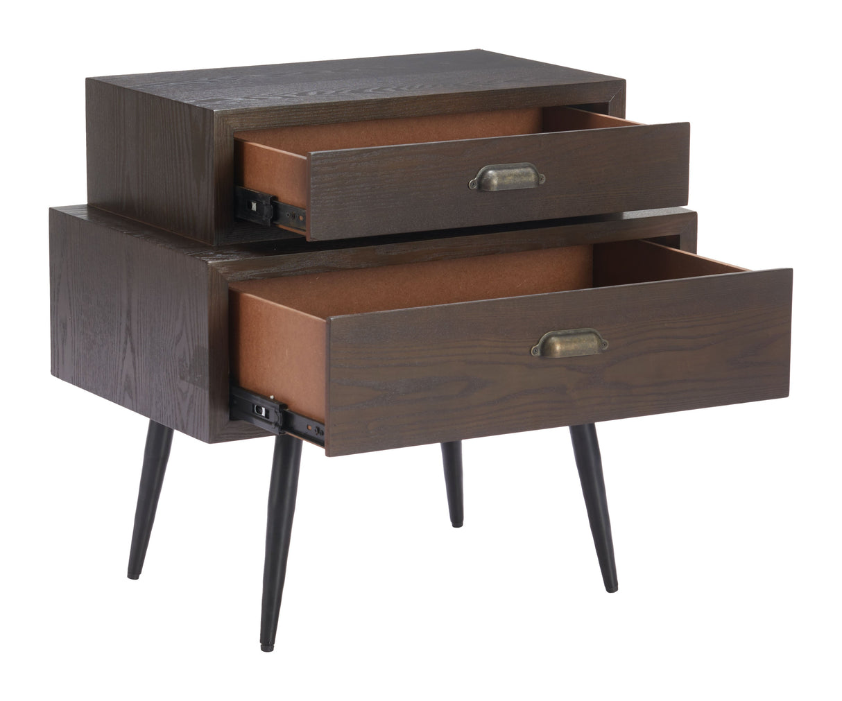 Mechy Brown Side Table by Zuomod at Eve Furniture
