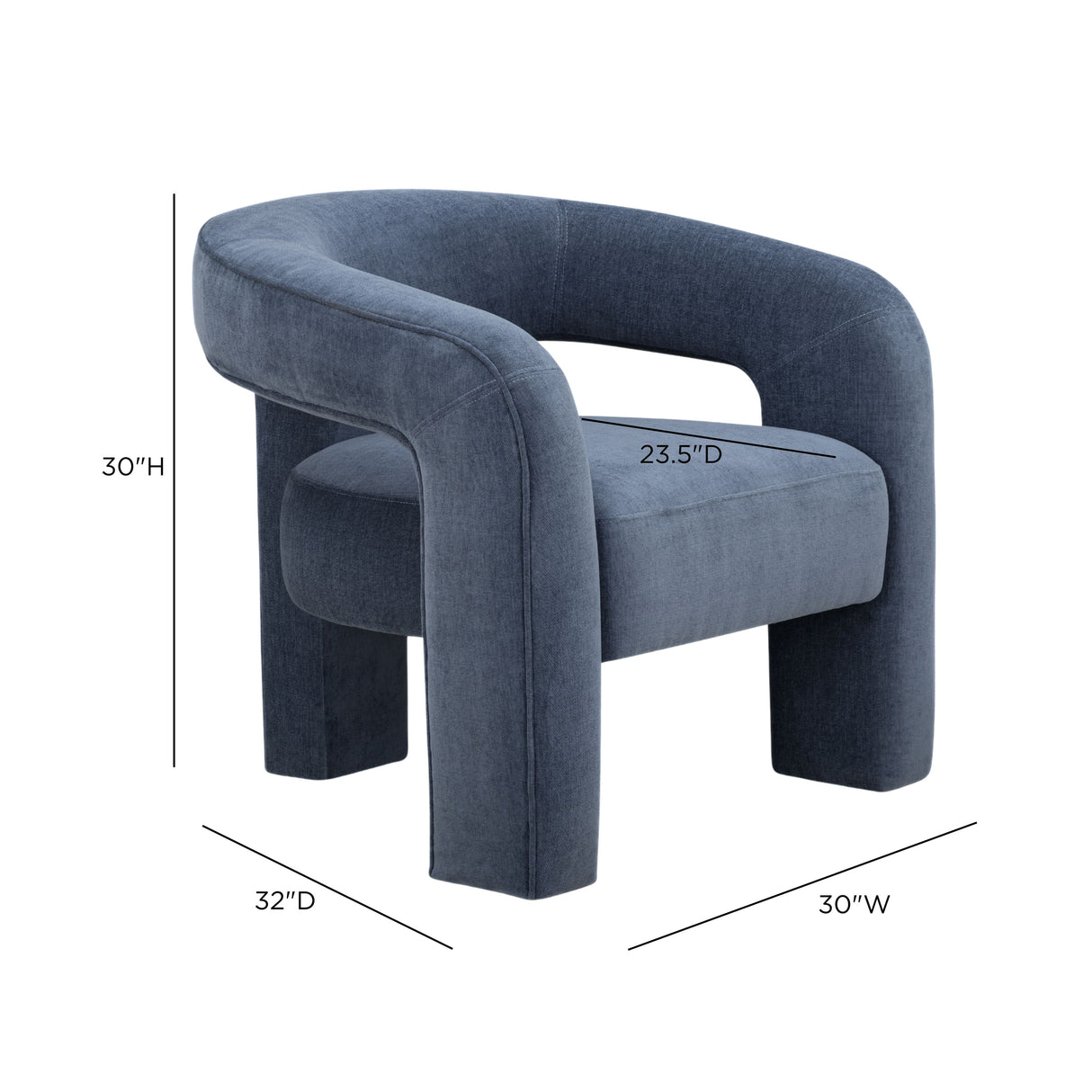 Malone Accent Chair by TOV Furniture at Eve Furniture