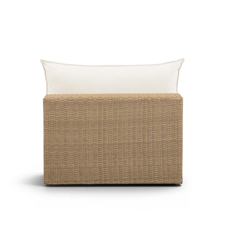Cali Performance Fabric & Wicker Outdoor Armless Chair by TOV Furniture at Eve Furniture