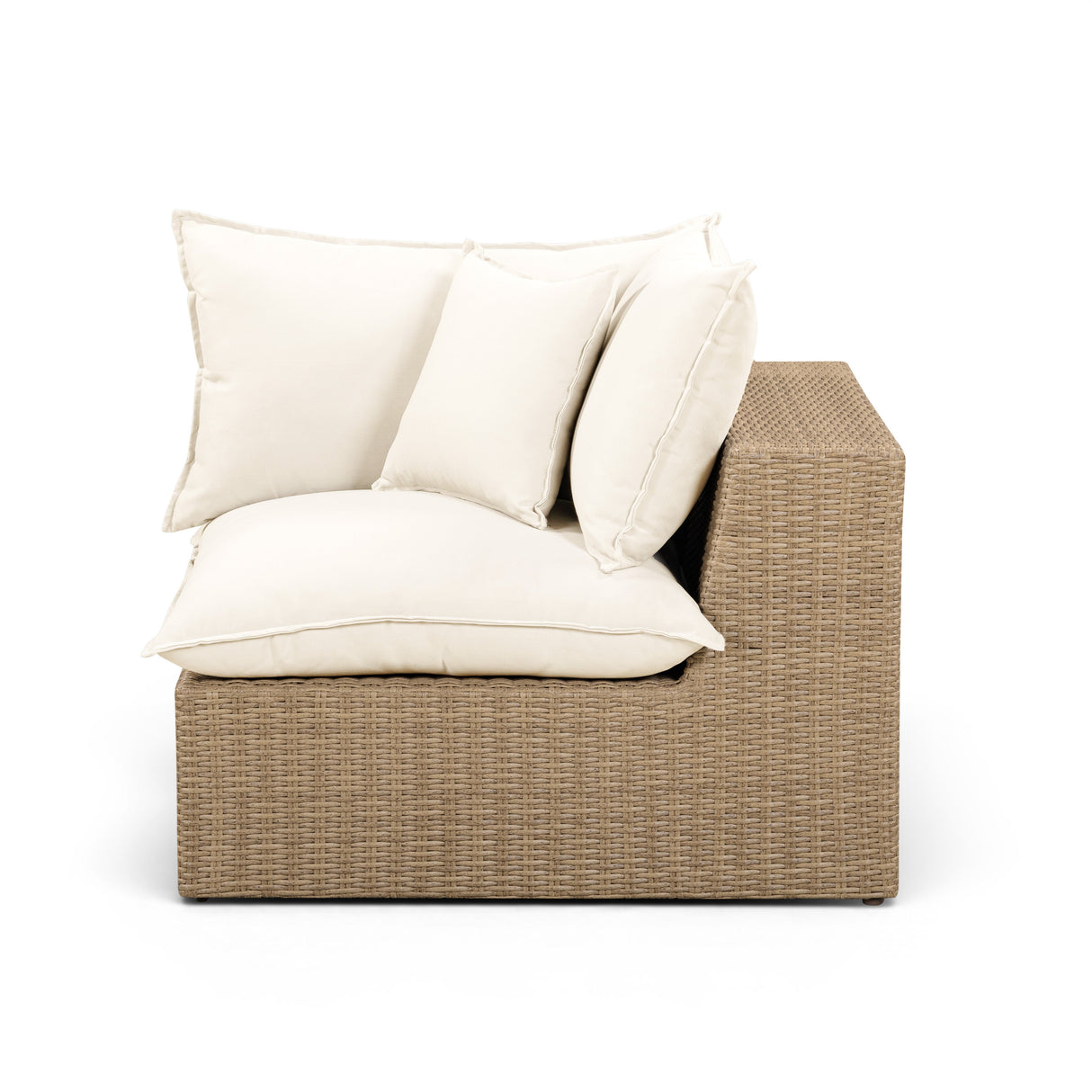 Cali Performance Fabric & Wicker Outdoor Corner Chair by TOV Furniture at Eve Furniture