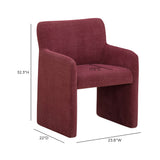 Crawley Performance Linen Chenille Dining Chair by TOV Furniture at Eve Furniture