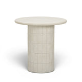 Fafo Beige Indoor/Outdoor Concrete Side Table by TOV Furniture at Eve Furniture