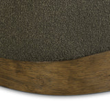 Domina Kale Green Boucle Ottoman by TOV Furniture at Eve Furniture