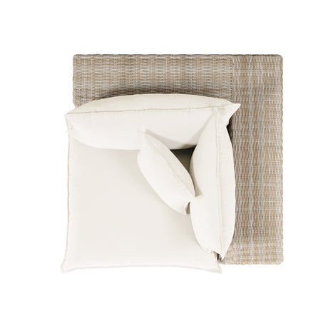 Cali Performance Fabric & Wicker Outdoor Corner Chair by TOV Furniture at Eve Furniture
