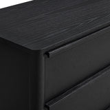 Tyra 62" Black Ash 6-Drawer Dresser