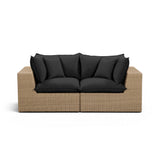 Cali 80" Performance Fabric & Wicker Outdoor Loveseat by TOV Furniture at Eve Furniture