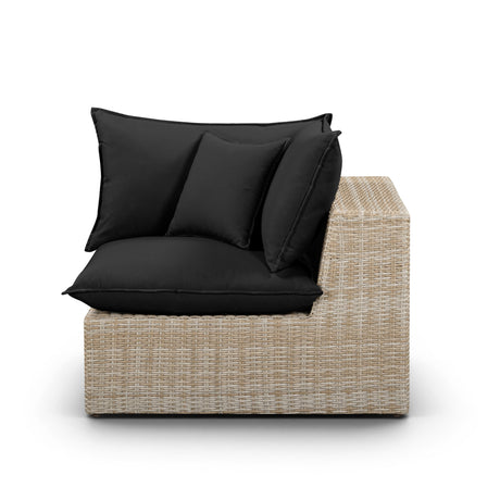 Cali Performance Fabric & Wicker Outdoor Corner Chair by TOV Furniture at Eve Furniture