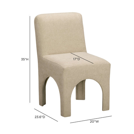 Tomlin Performance Chenille Dining Chair by TOV Furniture at Eve Furniture