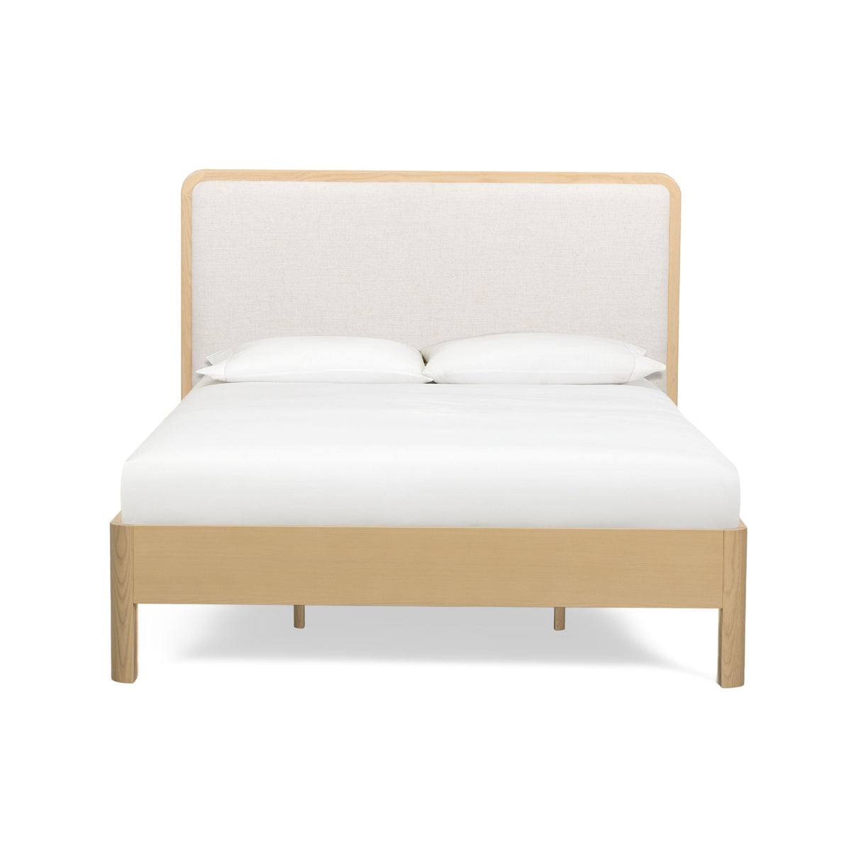 Rafaelle Natural Solid Ash Queen Bed by TOV Furniture at Eve Furniture