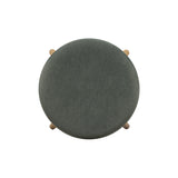 Oodle Green Performance Vegan Mohair Natural Bar Stool by TOV Furniture at Eve Furniture