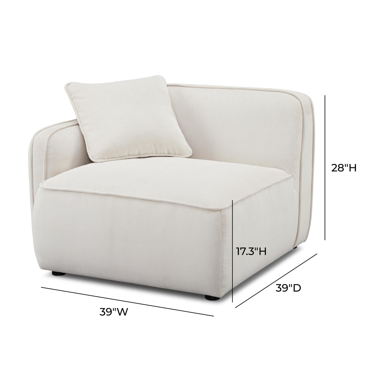 Travie Modular Corner Armchair